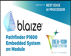 Edge AI and Vision Alliance, Blaize를 ‘올해의 최고 엣지 AI 프로세서’ 업체로 선정해